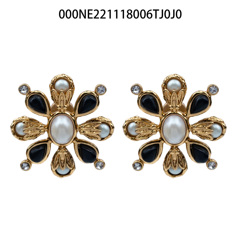 铜合金仿珍珠耳饰 铜合金仿珍珠耳饰ZB113