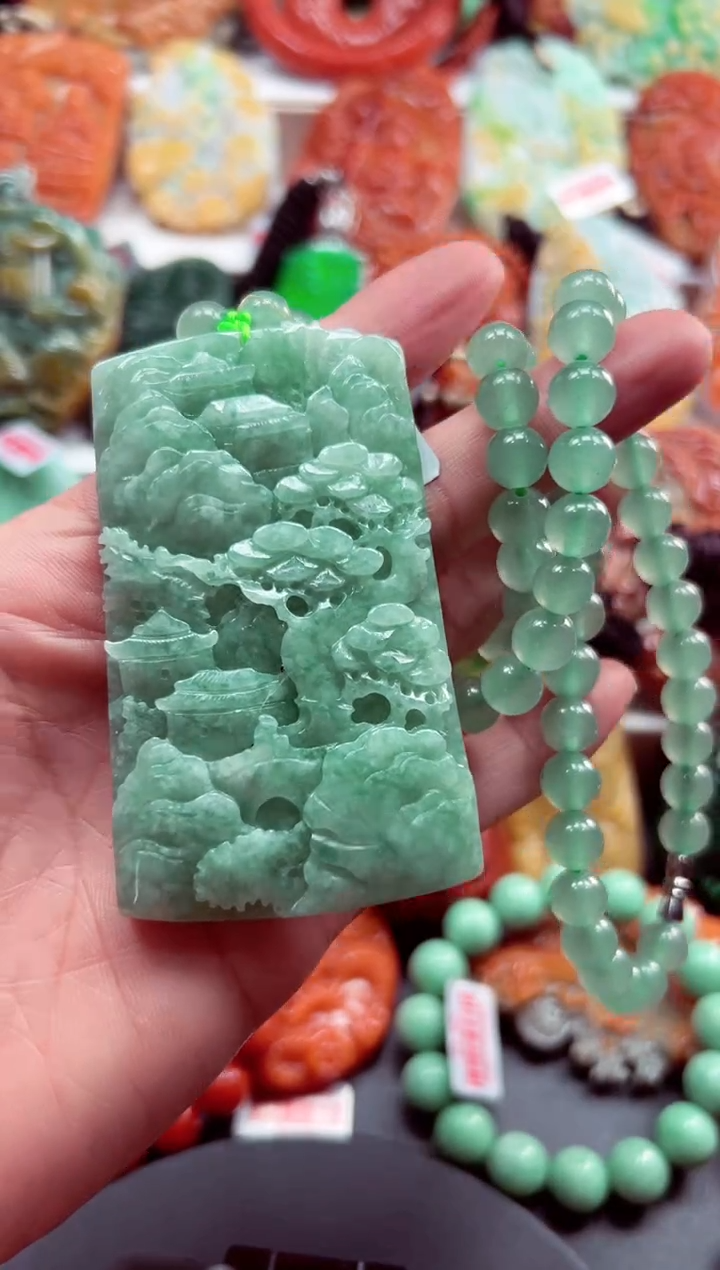 吊坠(不含链)未镶嵌翡翠2