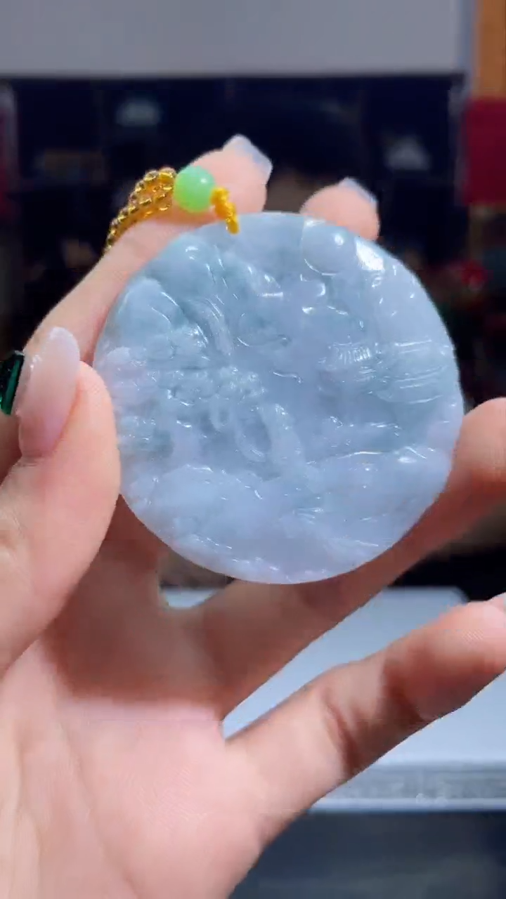 【闪购商品】翡翠吊坠(不含链)未镶嵌A5