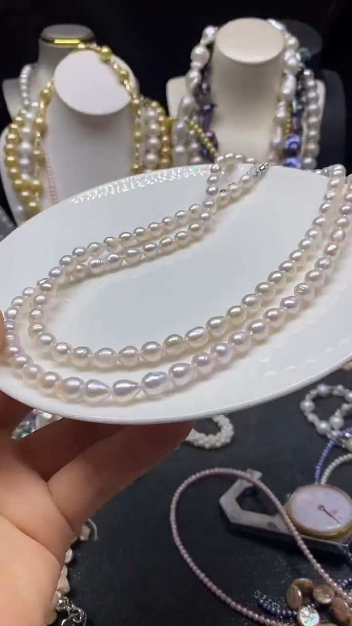 颈饰未镶嵌淡水珍珠多人