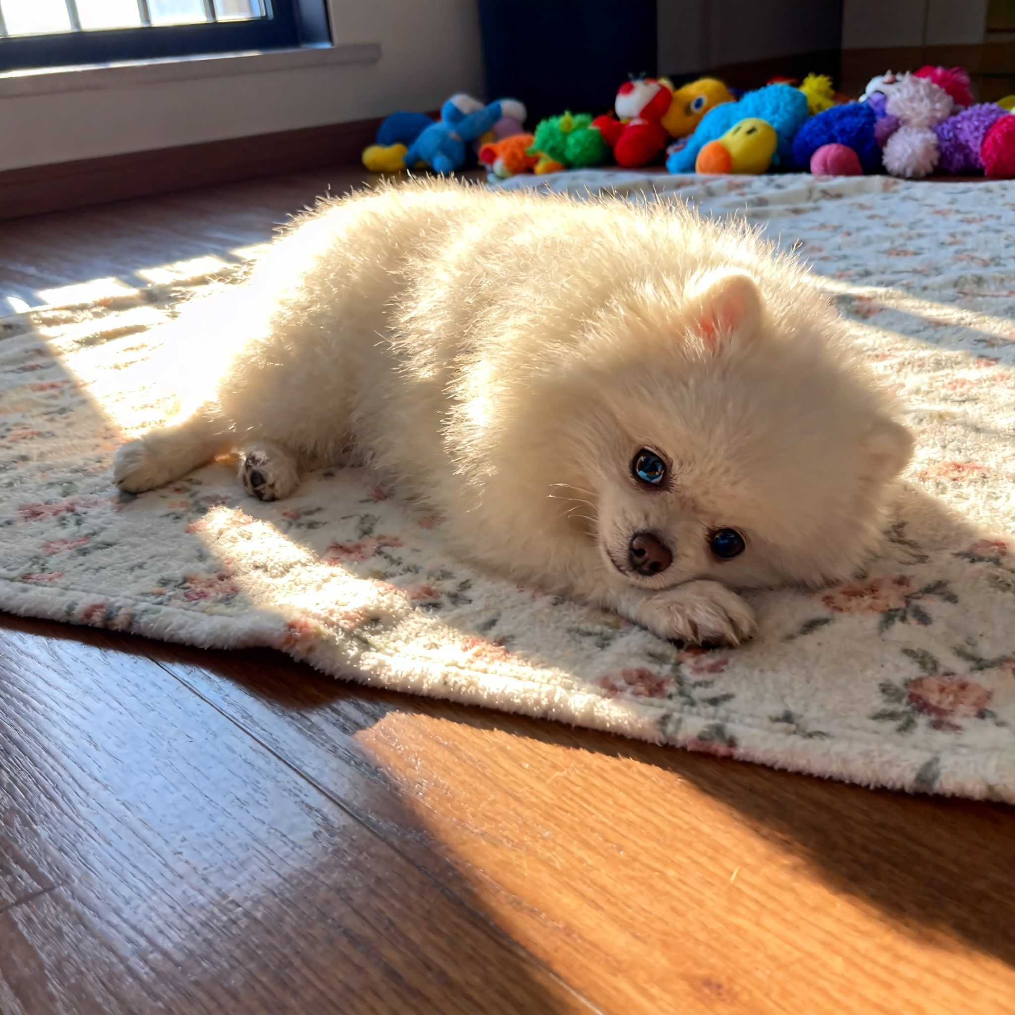 博美幼犬长不大宠物狗网红狗白圆脸便宜家养幼崽迷你可爱真狗狗狗