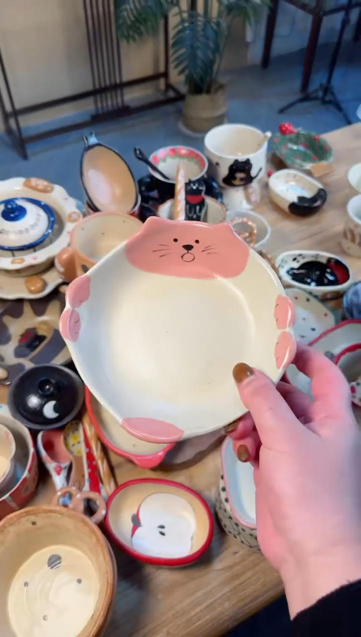 【闪购商品】兔兔盘高温瓷器 瓷器