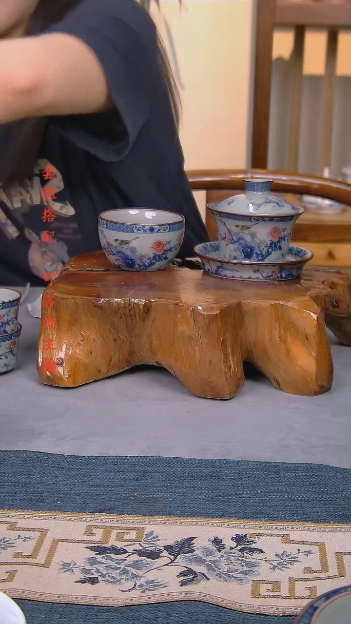 简装家用款2件套 老陶泥开片纹陶瓷茶具