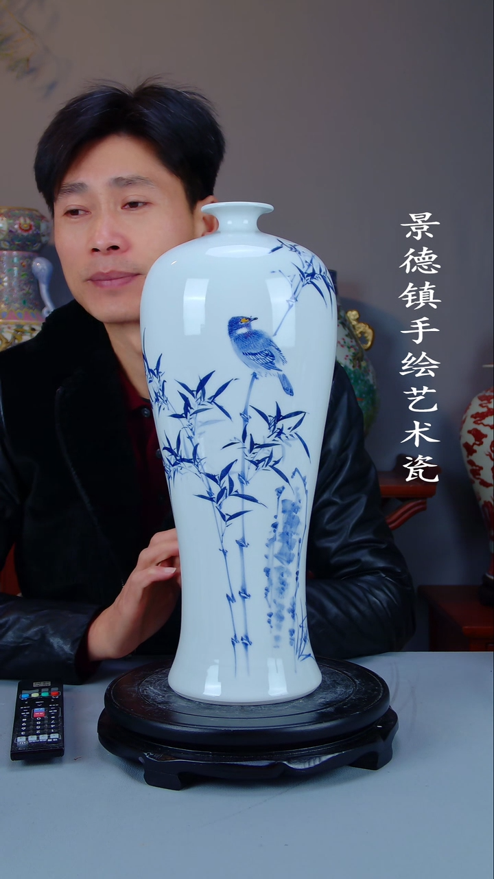 摆件陶瓷景德镇手工手绘陶瓷摆件16
