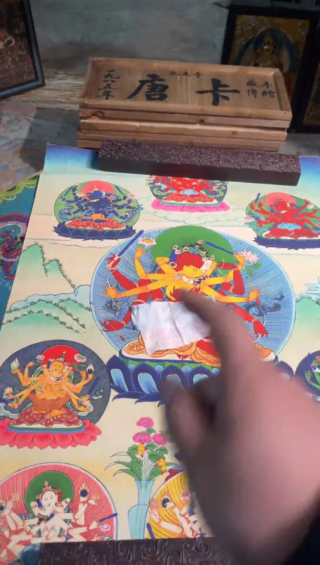 卷轴画东东唐卡tk16