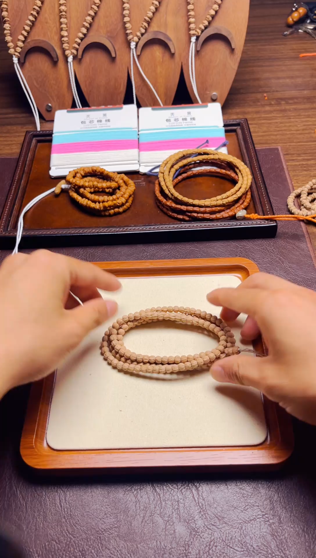 柏香籽/百香籽手串小鱼出品--小舍利