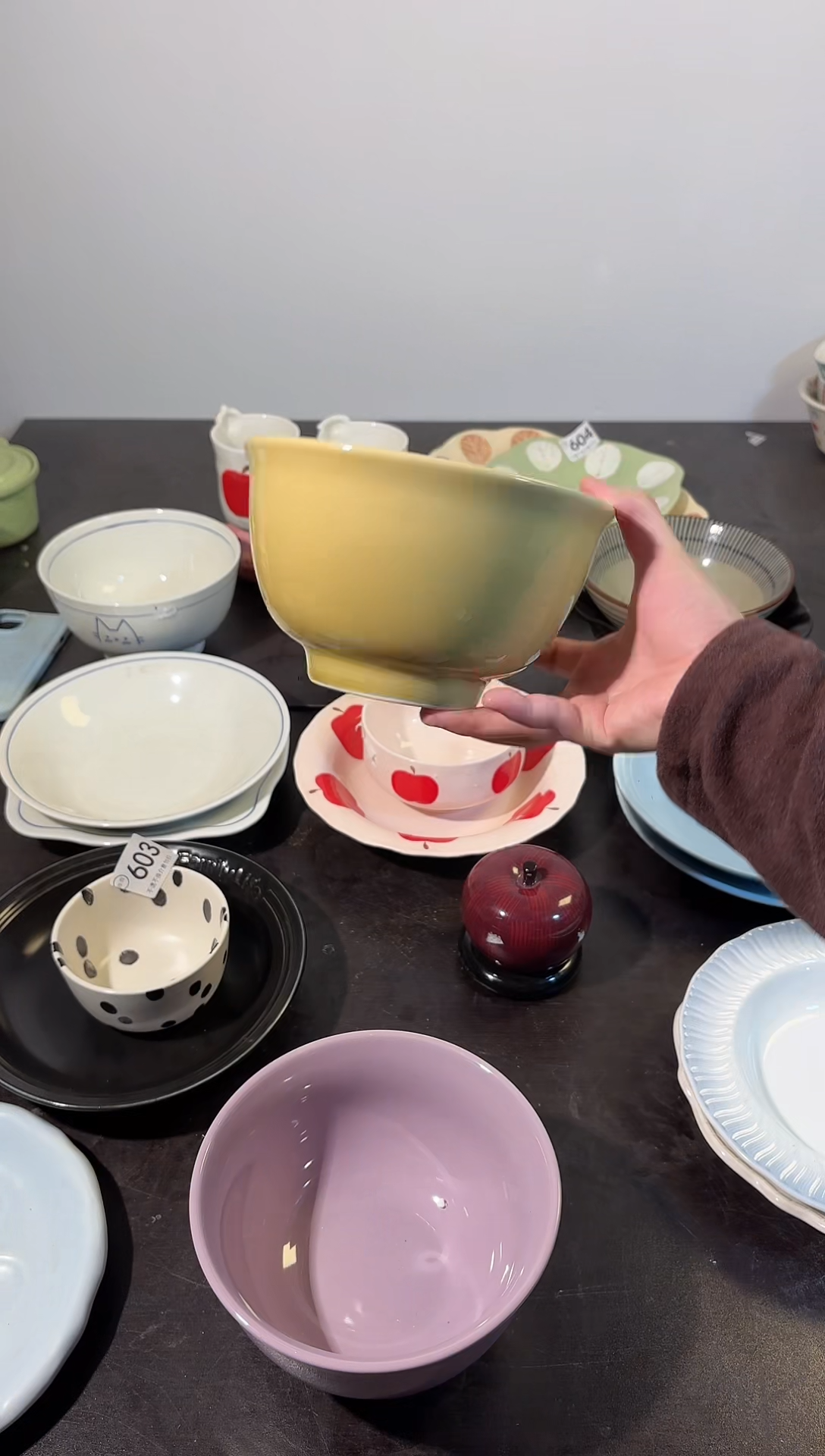 陶直播微瑕姜黄面碗*1