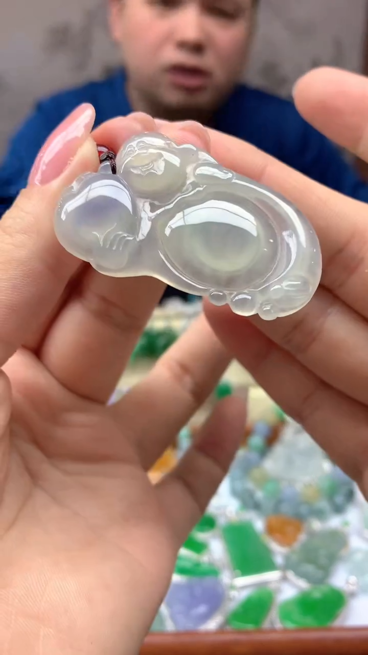 【闪购商品】翡翠颈饰未镶嵌30-天然翡翠