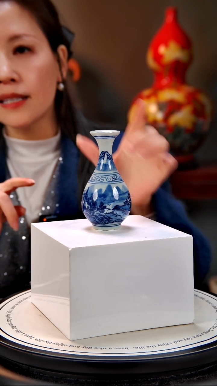 摆件陶景德镇手绘陶瓷19