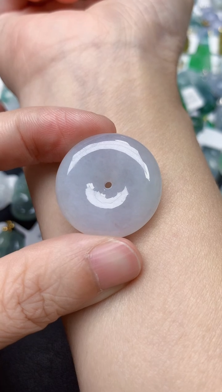 颈饰未镶嵌翡翠天然缅甸A货翡翠
