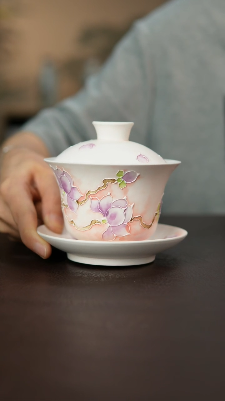 景德镇杯碗柴烧多人