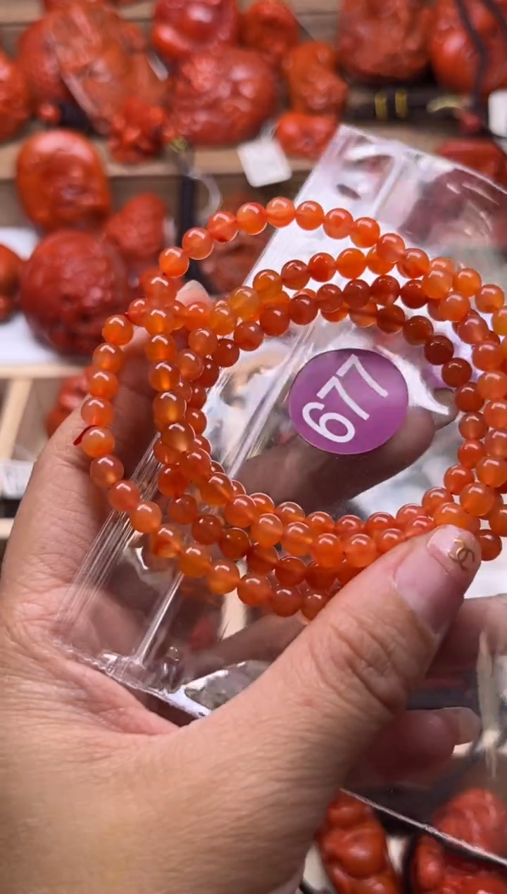 【闪购商品】南红玛瑙珠宝奇石合金677-5+