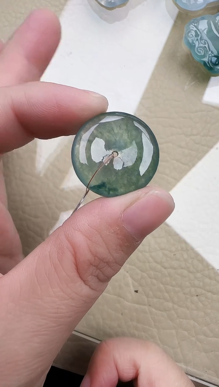 颈饰未镶嵌翡翠缅甸翡翠a货