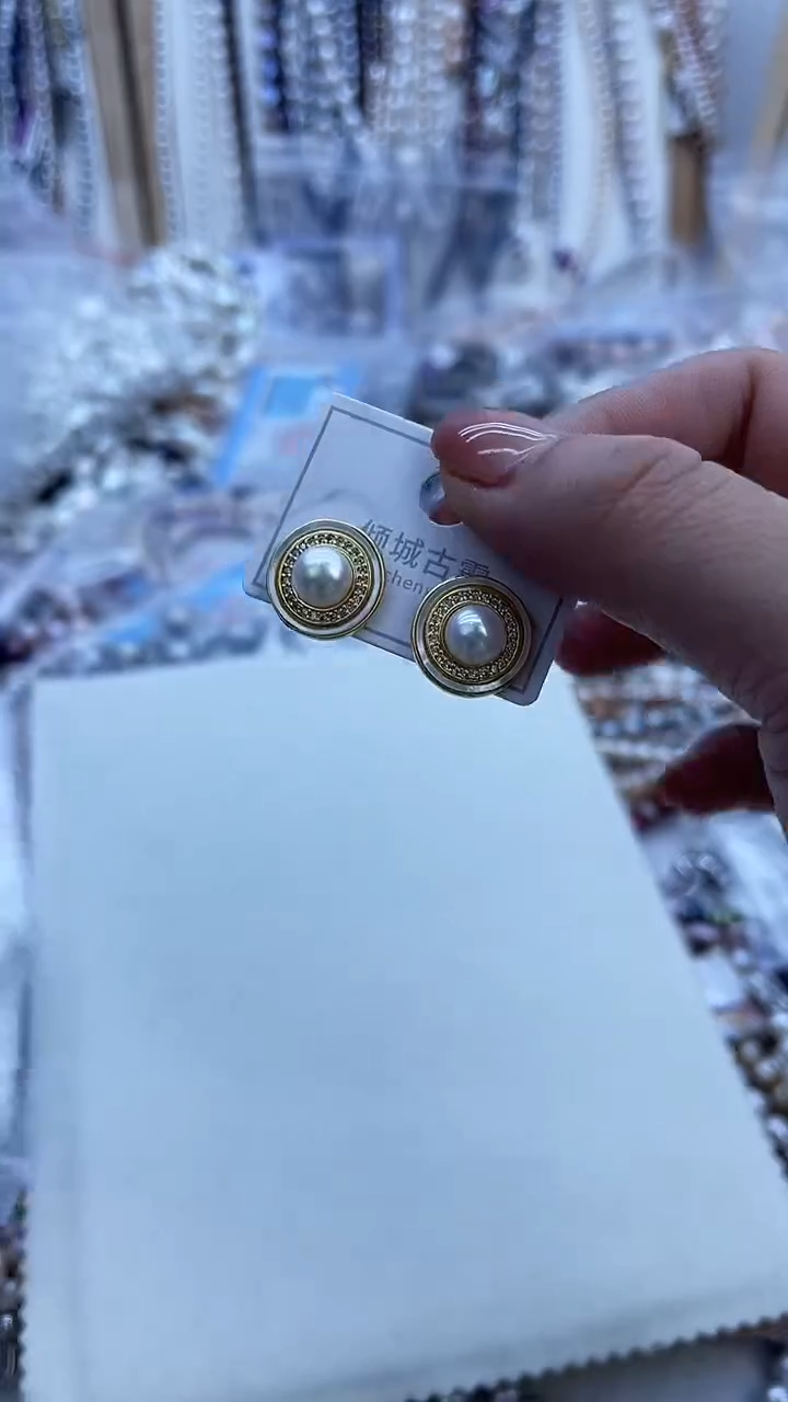 【闪购商品】淡水珍珠耳饰未镶嵌745