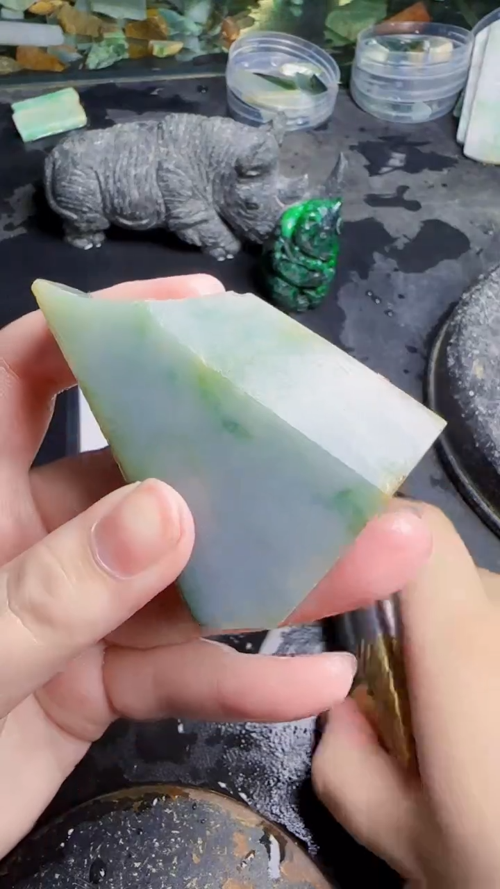 未镶嵌挂件翡翠天然翡翠081