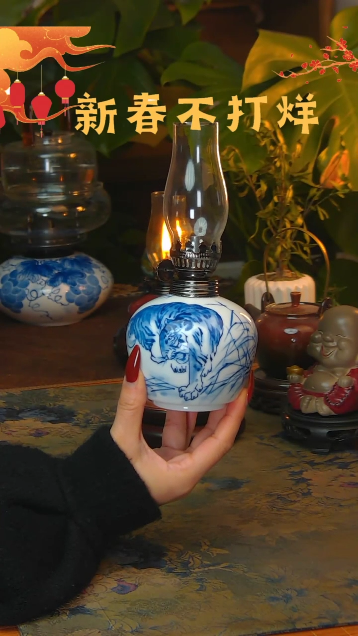 【闪购商品】景德镇陶瓷灯摆件