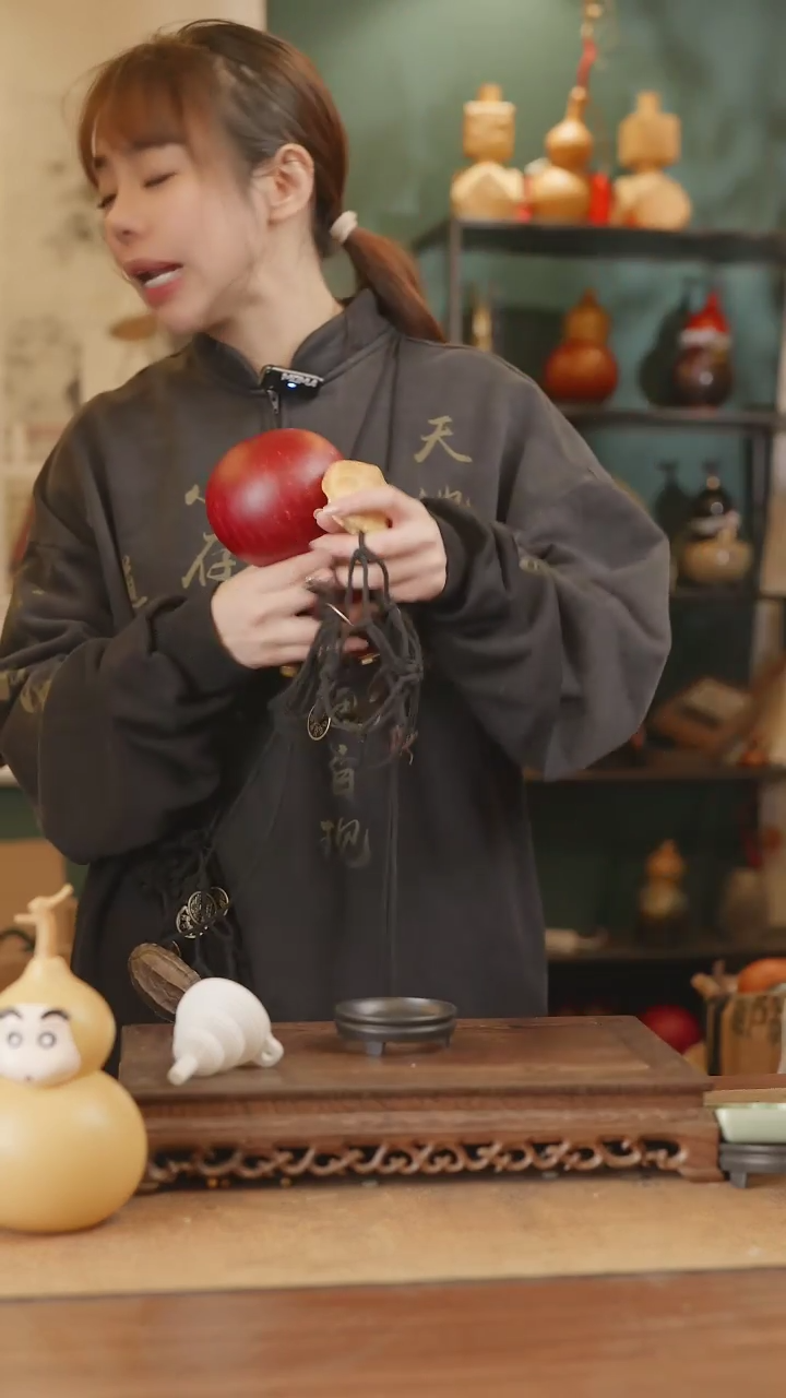 【闪购商品】357号精品天然大漆工艺防渗内胆酒葫芦~