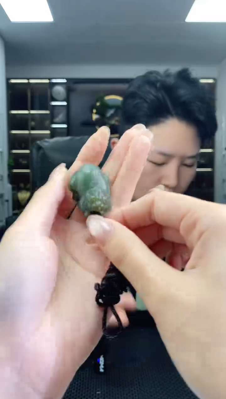 颈饰未镶嵌和田玉貔貅清货2