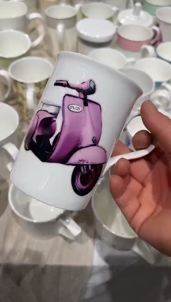 瓷马克杯1个隆达骨瓷