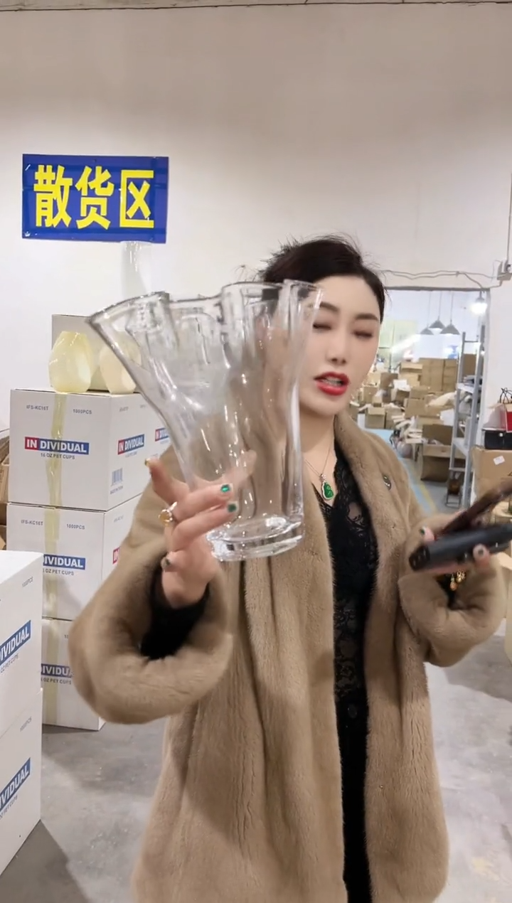 【闪购商品】玻璃私花贸易祁琪-微瑕--GB7A5