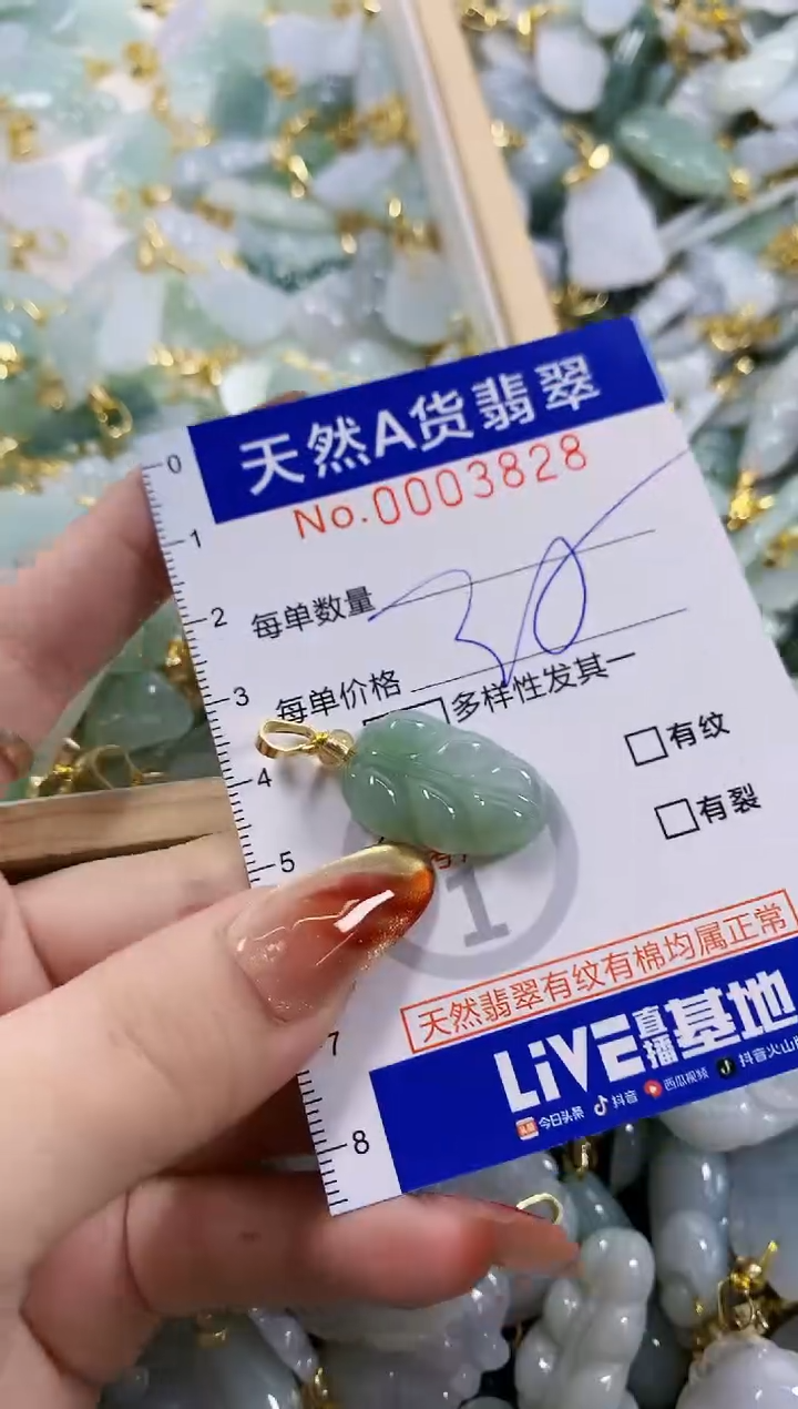 颈饰未镶嵌翡翠天然A货翡翠