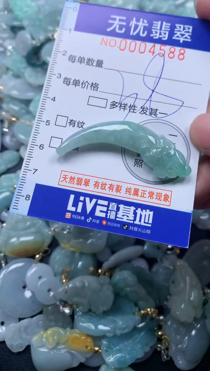 颈饰未镶嵌翡翠4588