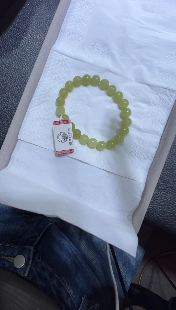 未镶嵌手串和田玉若羌黄口手串（产地直发）
