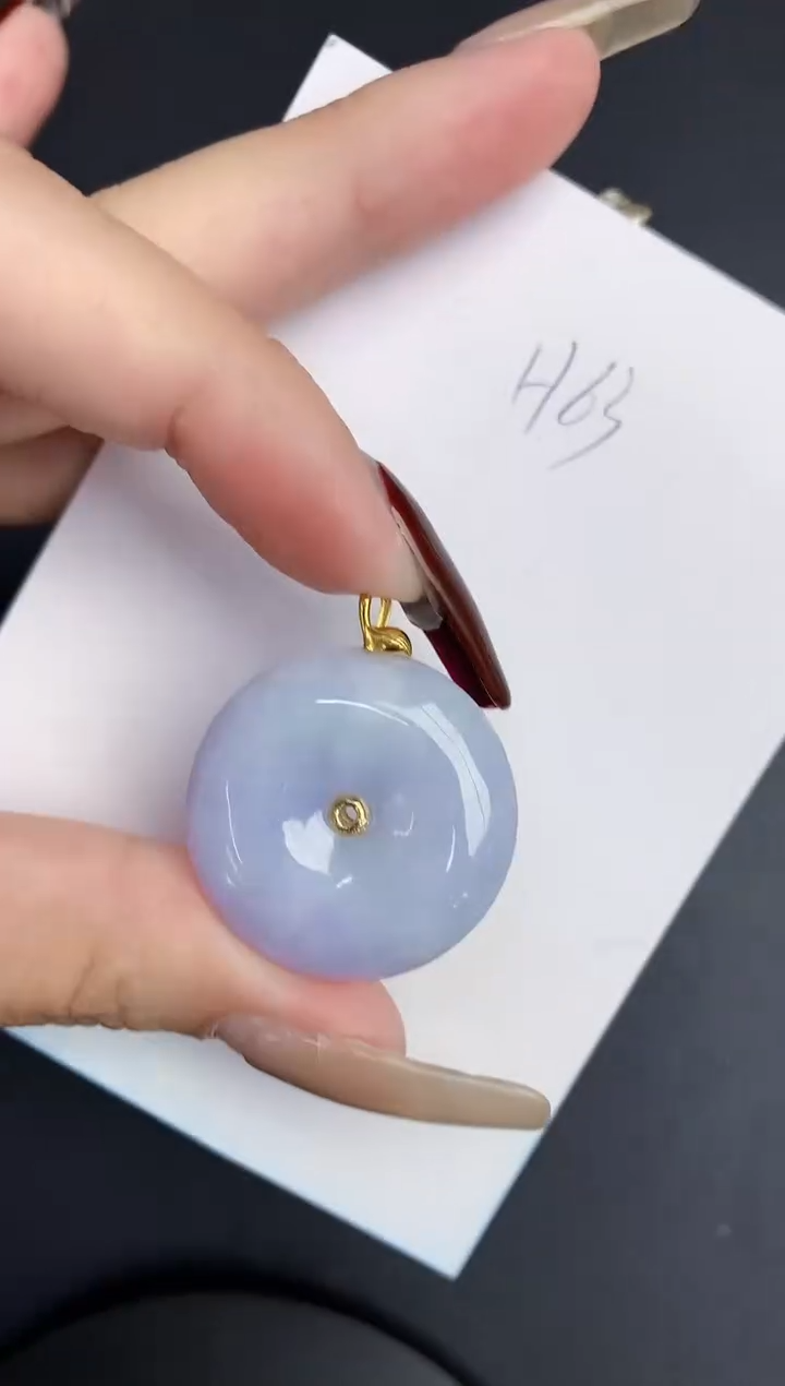 【闪购商品】翡翠颈饰18K金镶嵌0000000000