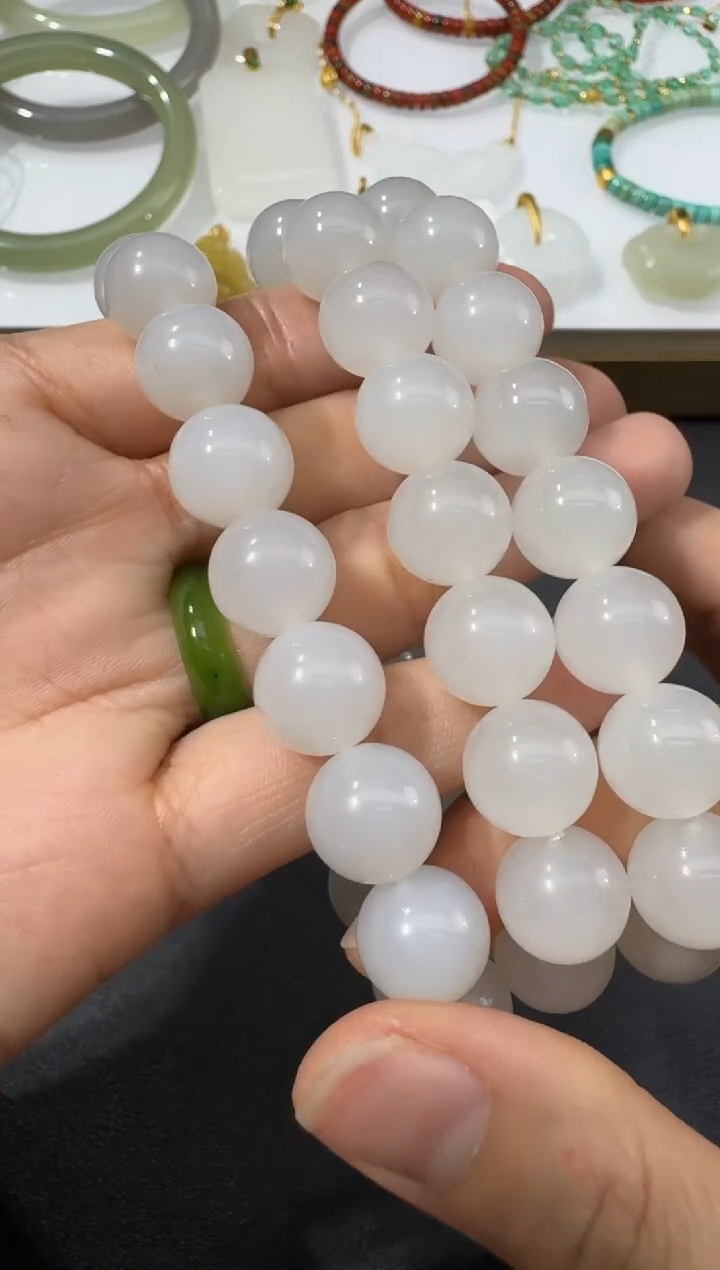 【闪购商品】和田玉手串未镶嵌H0220-S3793-318多样性一件