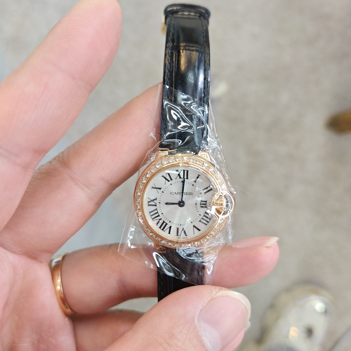 99新 Cartier/卡地亚 表展/蓝气球W6900256腕表/石英/WHT020559