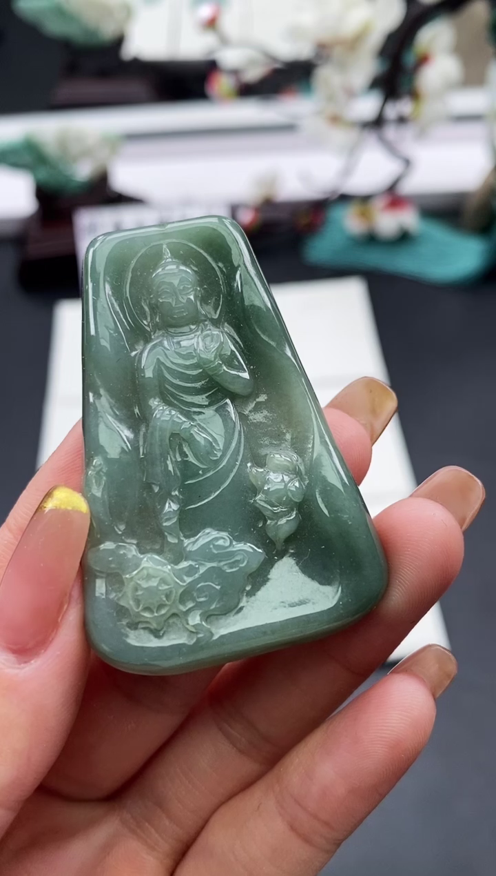 【闪购商品】翡翠吊坠(不含链)未镶嵌天然缅甸翡翠A货