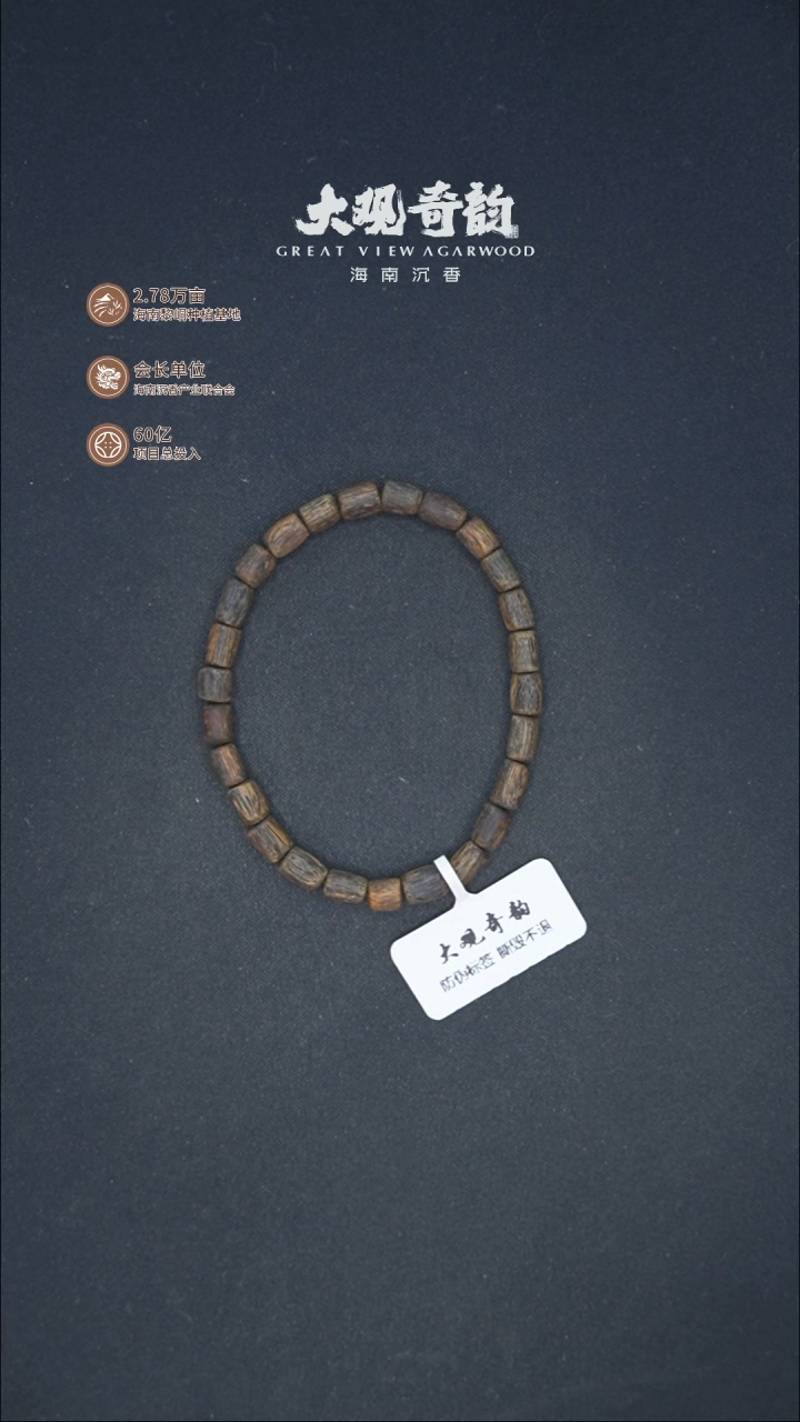 沉香手串小乔恋风3g多样性发一条