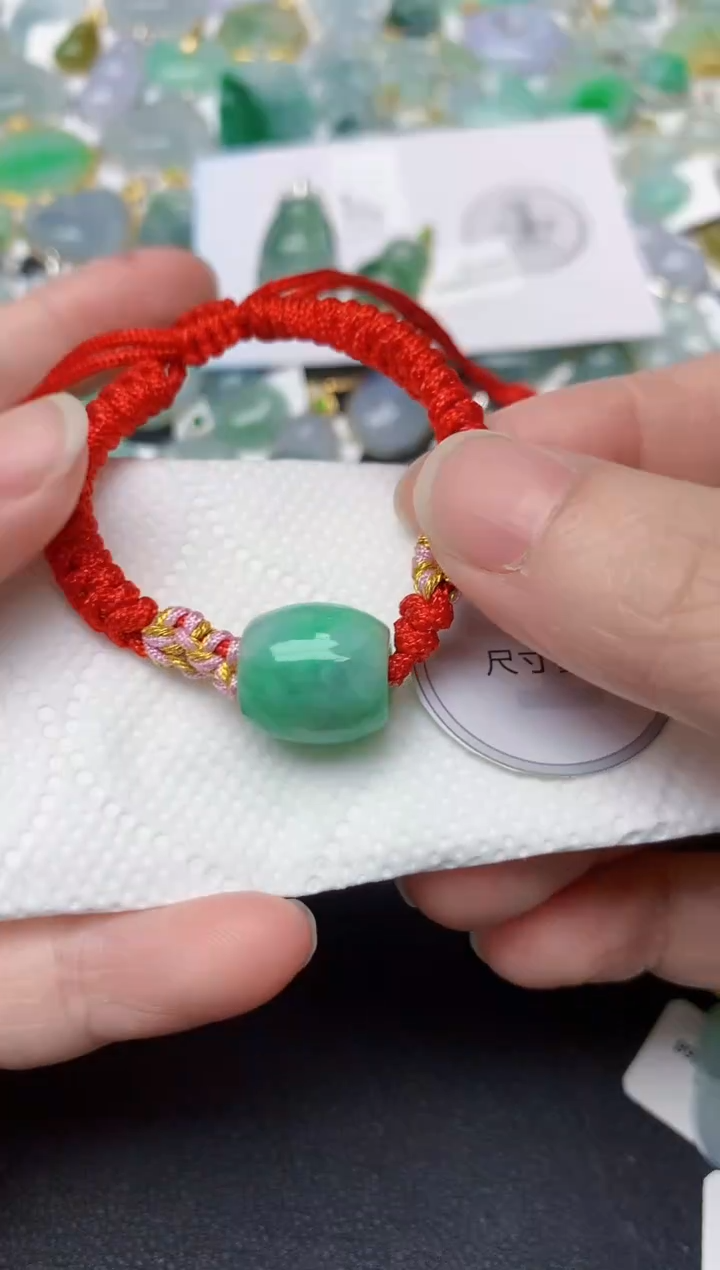 颈饰未镶嵌翡翠天然缅甸A货翡翠