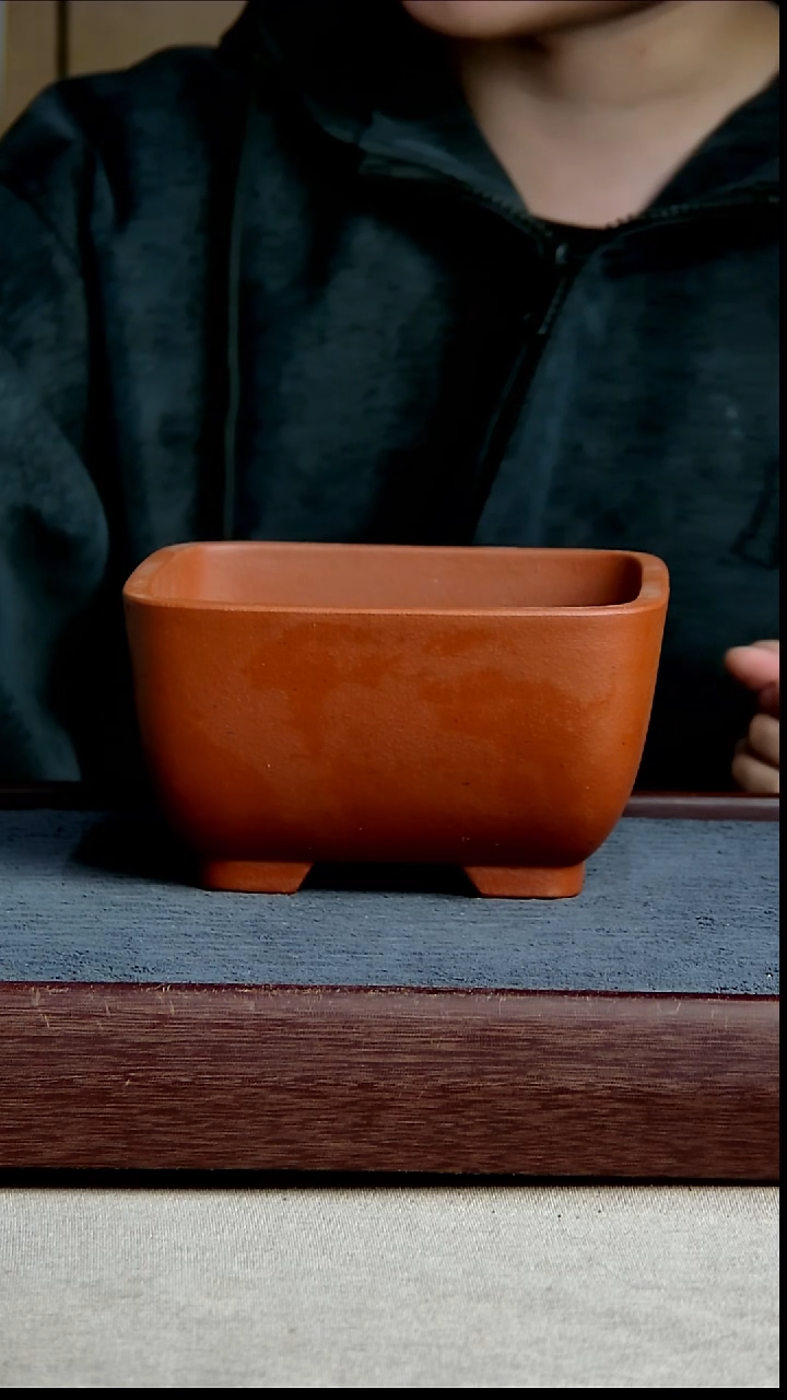 紫砂花盆15.5*8内径紫砂花盆