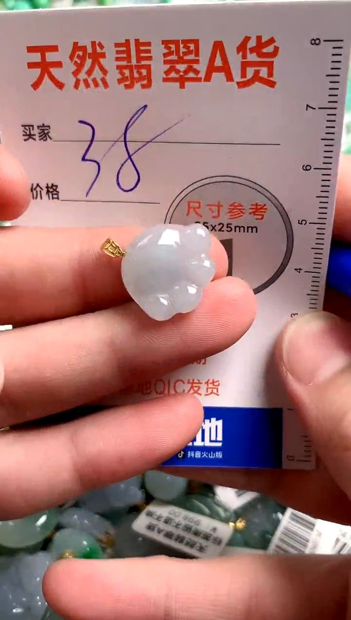 【闪购商品】翡翠颈饰18K金镶嵌13005038