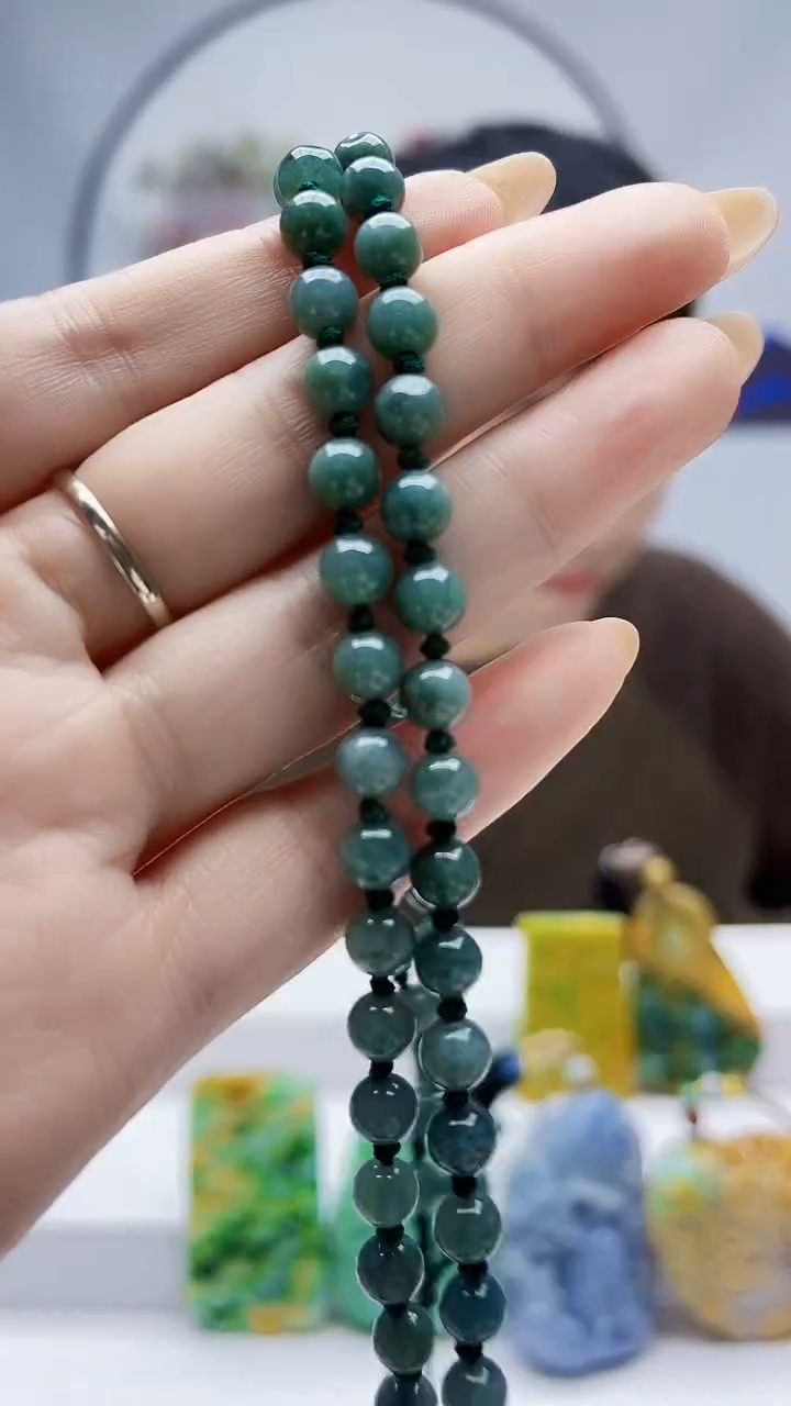 未镶嵌定制翡翠毛货挂件48