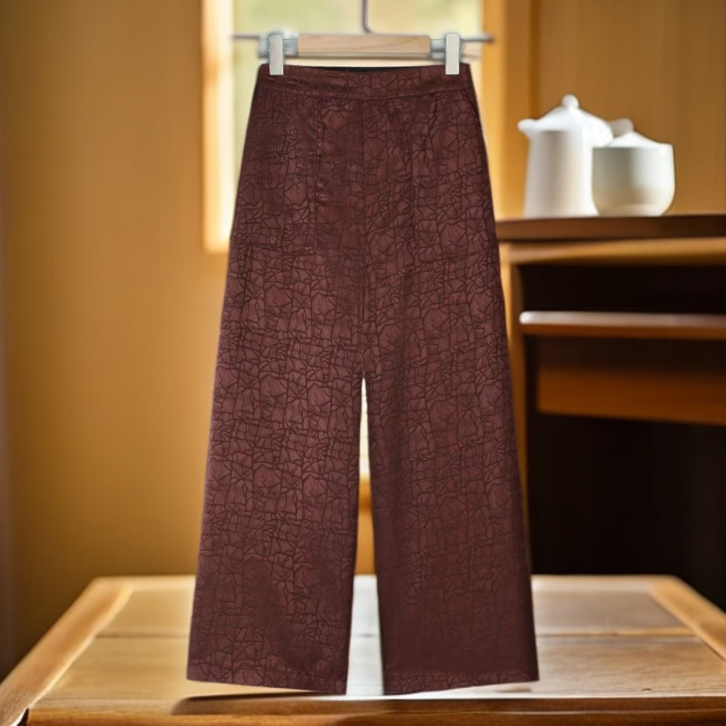 461【金姐专属】新款双面双穿休闲高腰直筒裤