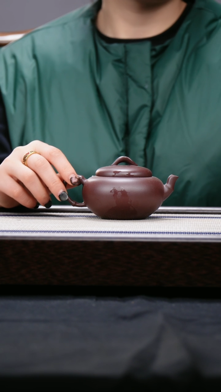 【闪购商品】紫砂茶壶深井紫泥 竹鼓壶 湾溜嘴