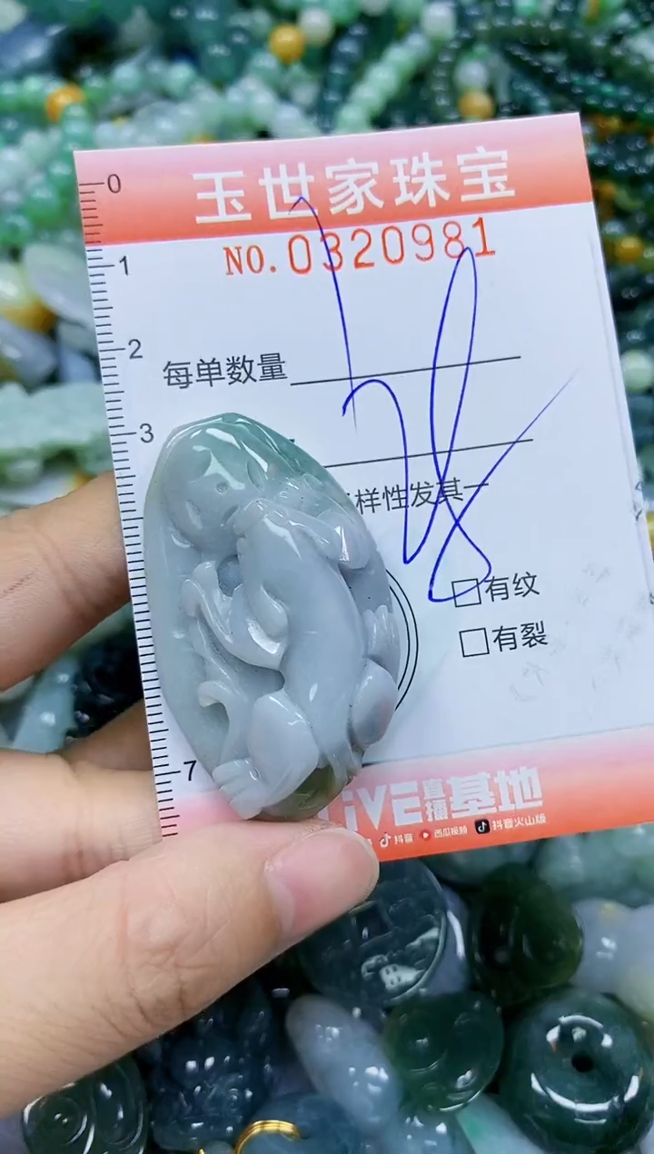 翡翠未镶嵌颈饰闪购0320981