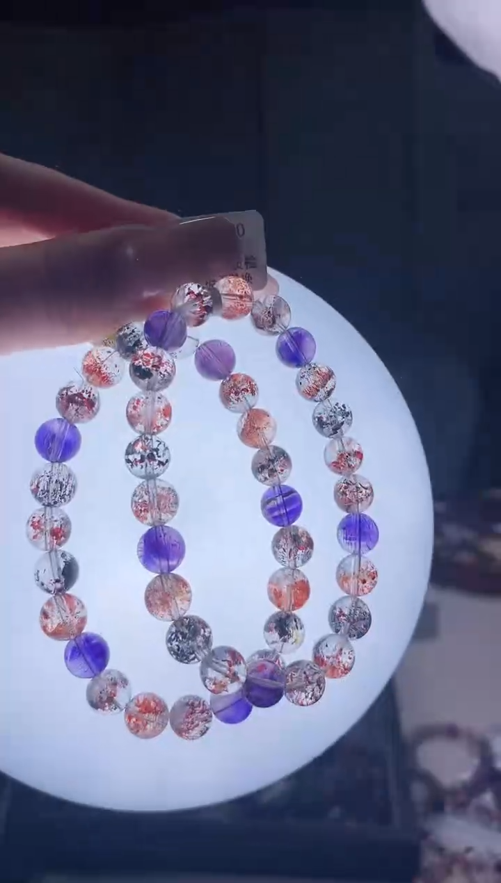 【闪购商品】水晶超七单圈8*未镶嵌多人多样性发其一