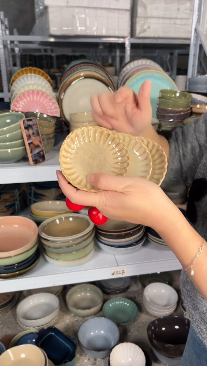 陶瓷外贸尾货瑕疵满20包邮X3蘸料碟