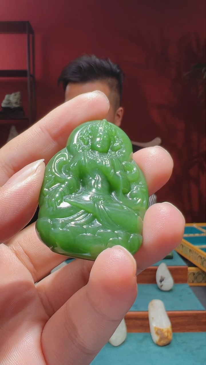 【闪购商品】和田玉吊坠(不含链)未镶嵌1
