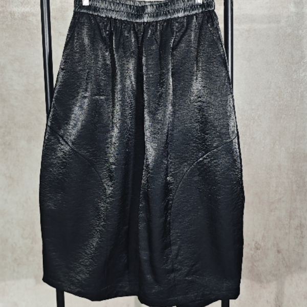 【大海轻奢】BF32927-4黑色花苞裤 粉丝浮力