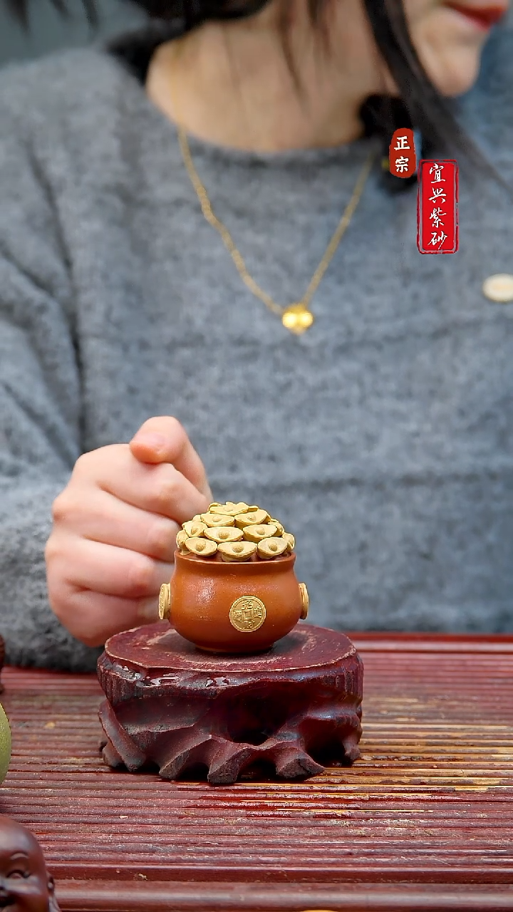 紫砂宜兴紫砂茶宠摆件