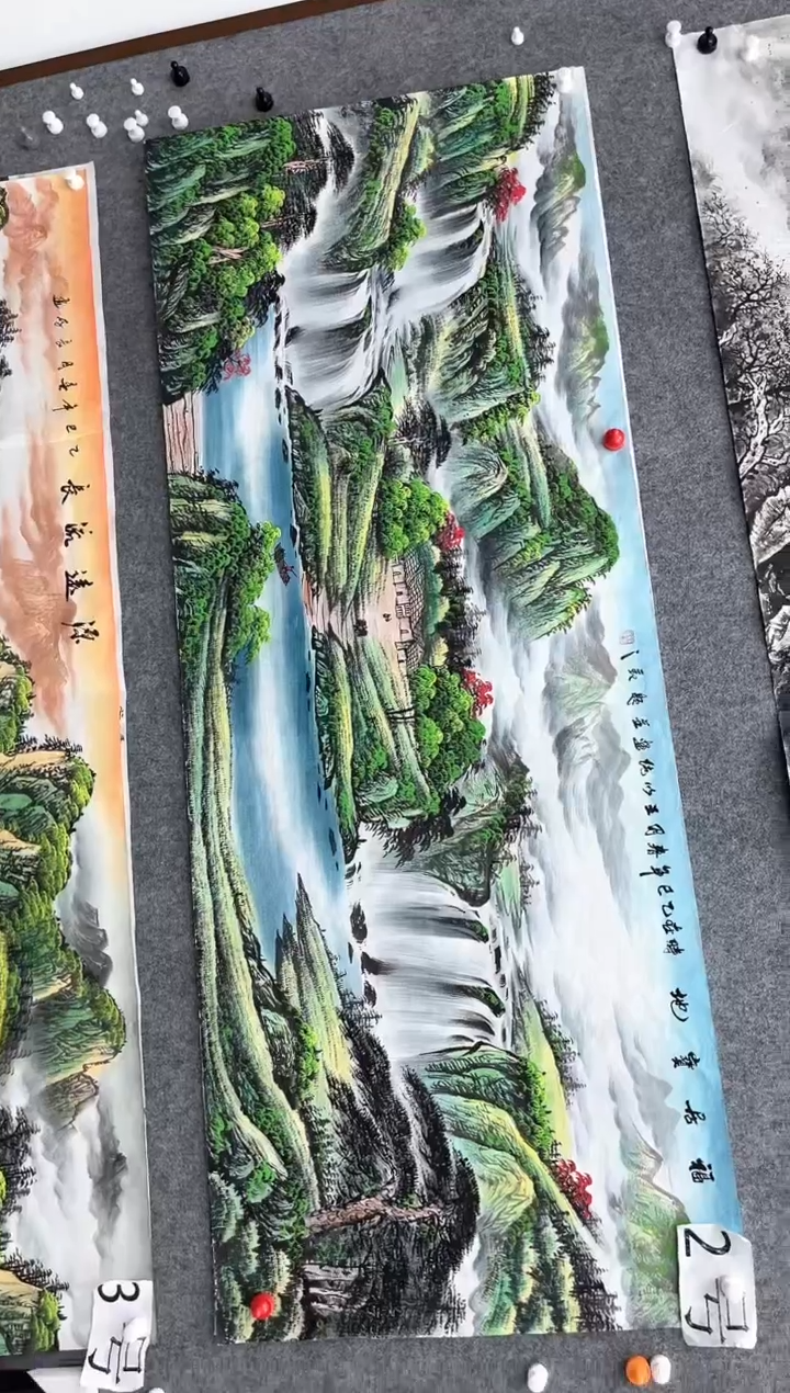 国画明月轩的直播间80