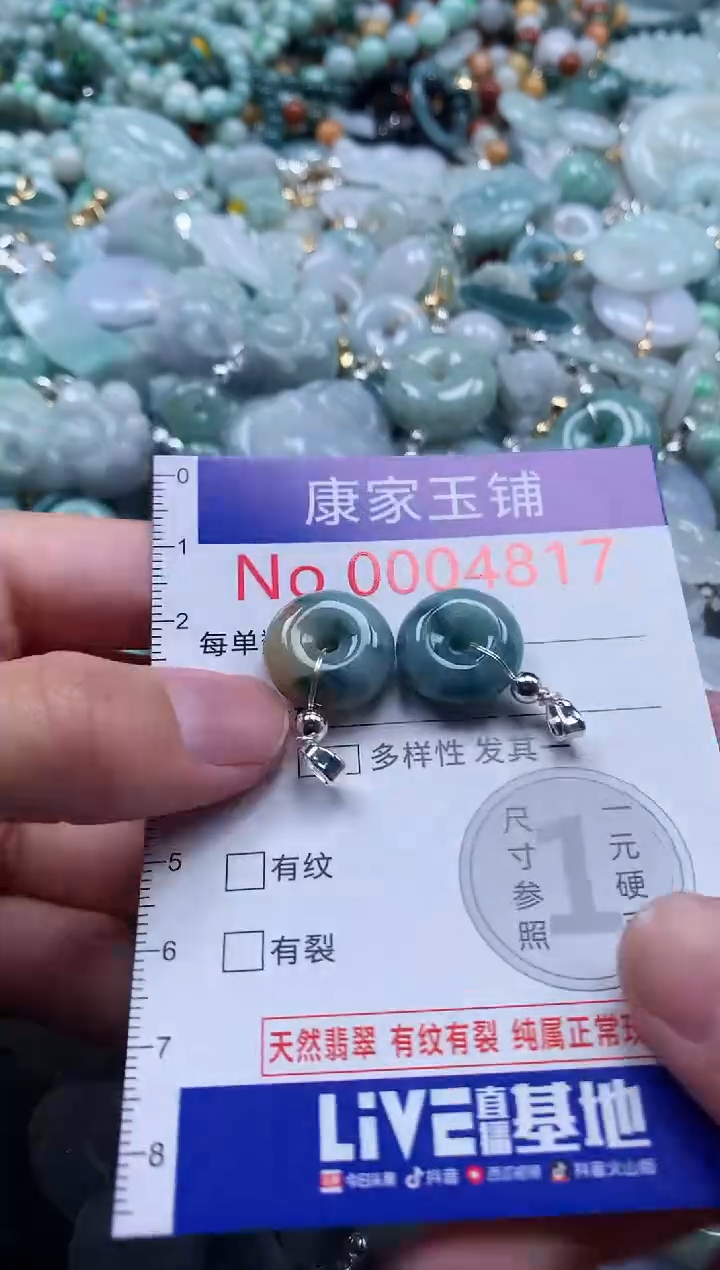 翡翠未镶嵌吊坠(不含链)4817