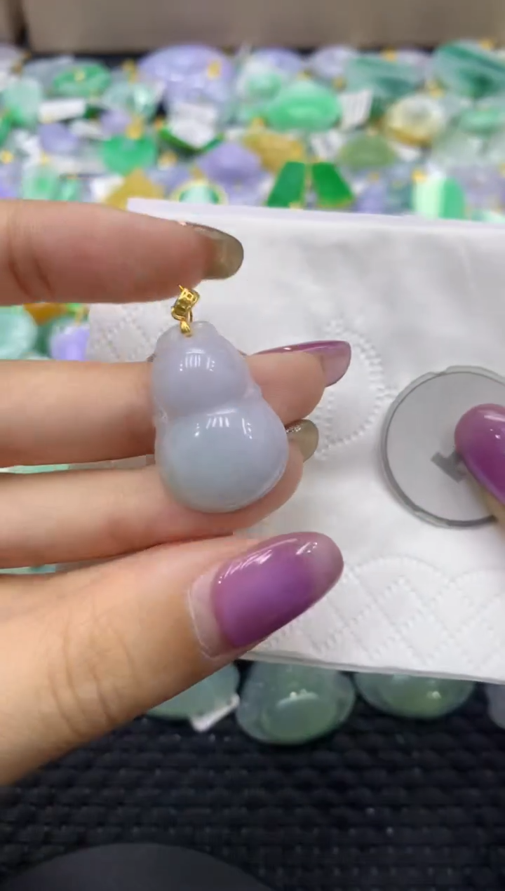 颈饰未镶嵌翡翠天然缅甸翡翠A货