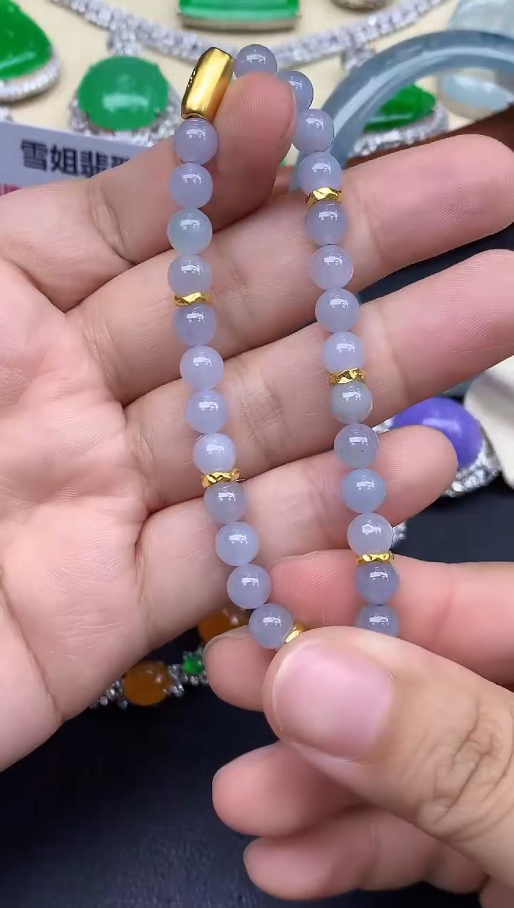 未镶嵌手链翡翠378-中国好珍宝