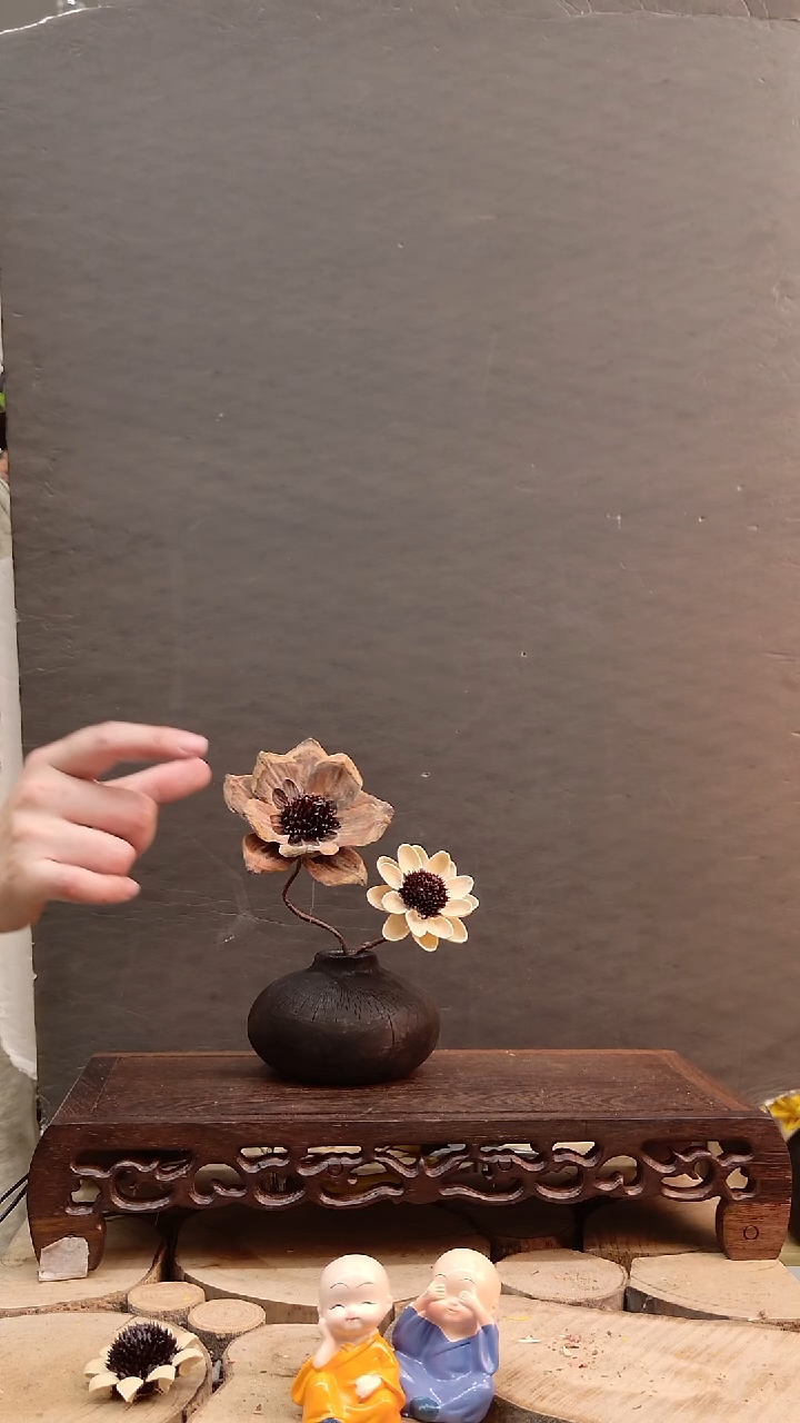 木实木花瓶直播间间