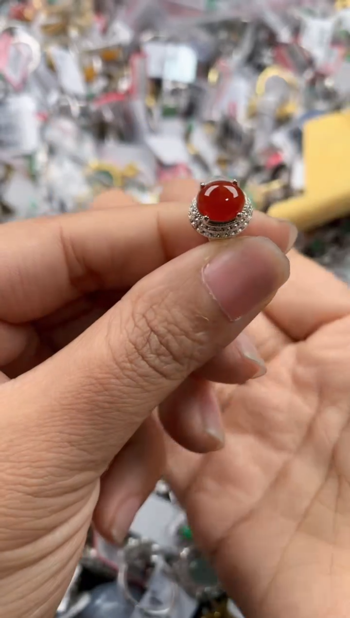 未镶嵌戒指翡翠222----6